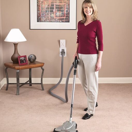 Women vacuuming